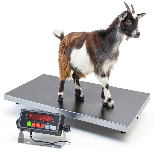 PEC Scales MS-700AS Floor Scale 700lb Capacity Backlit LED Display-1