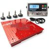 Selleton Industrial Floor Scale 24x24 10,000 lb Red SL-700-1