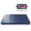 SOCOME Carbon Steel Floor Scale 10,000 lb Capacity with LED Display-0