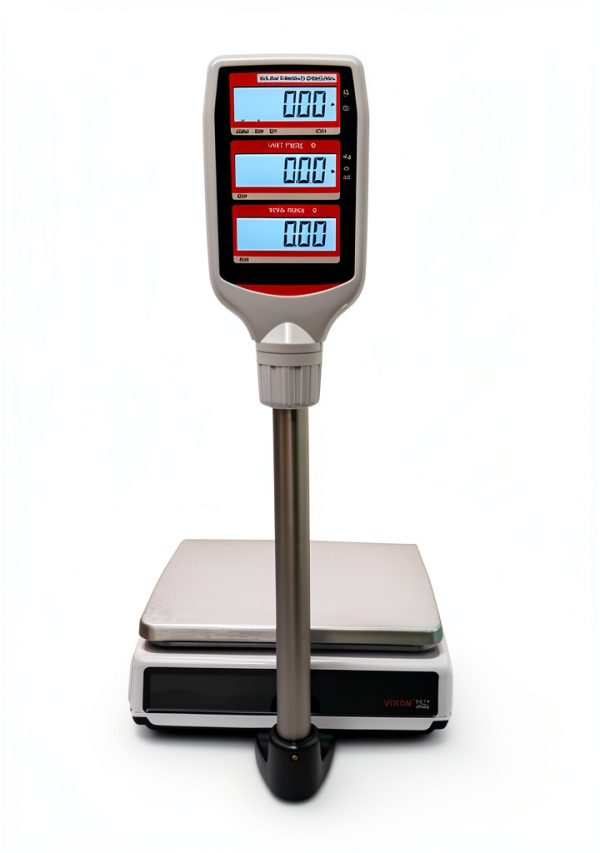 VisionTechShop Floor Scale TVP-60LB-P-DLP-50-LST8060 Pole Type 60lb-4