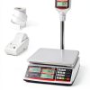 VisionTechShop 12lb Stainless Steel Counter Scale TVP-12LB-P-DLP-50-1