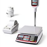 VisionTechShop 12lb Stainless Steel Counter Scale TVP-12LB-P-DLP-50-0