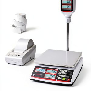 VisionTechShop 12lb Stainless Steel Counter Scale TVP-12LB-P-DLP-50-0