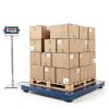 SOCOME Carbon Steel Floor Scale 10,000 lb Capacity with LED Display-6
