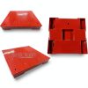 Selleton Industrial Floor Scale 24x24 10,000 lb Red SL-700-2