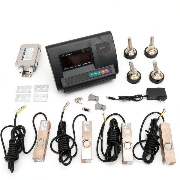 Aoliu 5000lb Industrial Floor Scale with Stainless Steel Load Cell-0