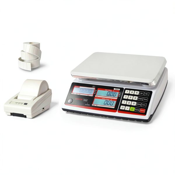 VisionTechShop Counter Scale Bench Type 30lb LCD Weighing Scale-0