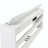 WENCAI 88-Key Digital Piano 8817 Semi-Weighted Wooden Stand White-4