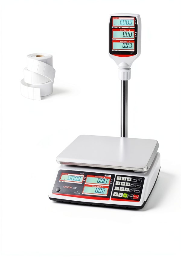 VisionTechShop Floor Scale TVP-60LB-P-DLP-50-LST8060 Pole Type 60lb-1
