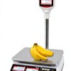 VisionTechShop 12lb Stainless Steel Counter Scale TVP-12LB-P-DLP-50-5