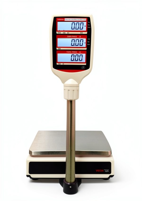 VisionTechShop 12lb Stainless Steel Counter Scale TVP-12LB-P-DLP-50-4