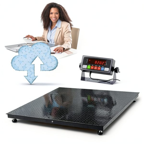BizAutom Industrial Floor Scale 10,000lb Heavy-Duty Low Profile Design-0