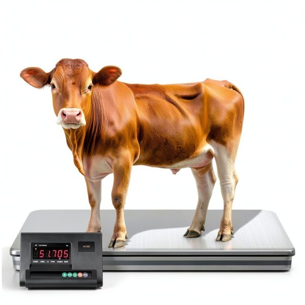 Aoliu 5000lb Industrial Floor Scale with Stainless Steel Load Cell-3