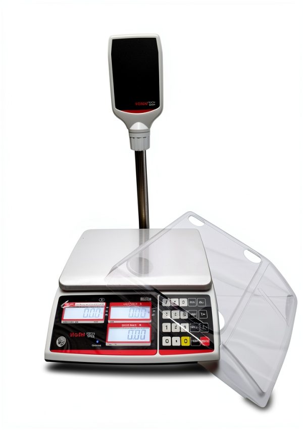 VisionTechShop Floor Scale TVP-60LB-P-DLP-50-LST8060 Pole Type 60lb-3