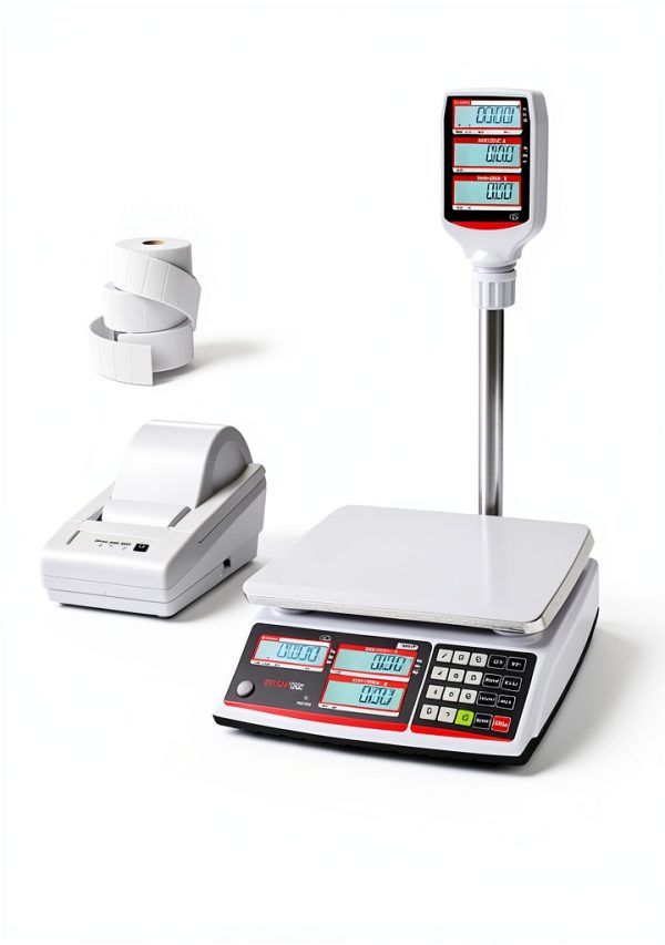 VisionTechShop Floor Scale TVP-60LB-P-DLP-50-LST8060 Pole Type 60lb-0