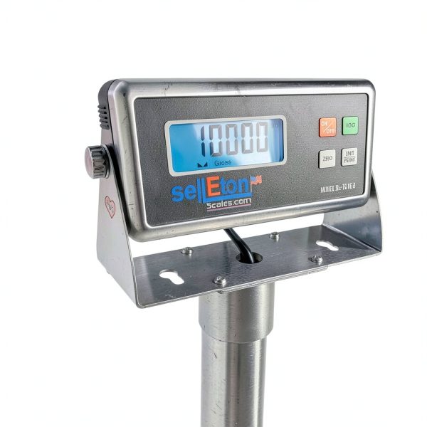 Selleton.com Heavy Duty Industrial Floor Scale SL-700 Red 10,000 lb-5