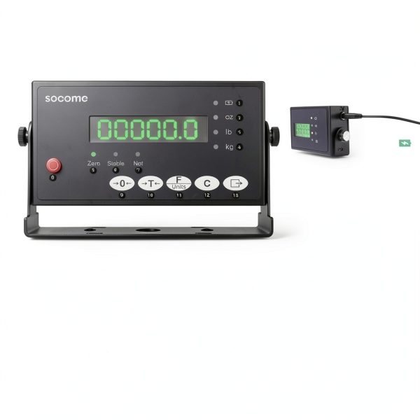 Floor Scale SOCOME SOSS240902018 2,500 lb Carbon Steel Industrial-4