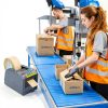 Automatic Tape Dispenser, Electric Ribbon Cutting Machine, Upgraded Silicone Wheel for 6-60mm Width Tape/Ribbon, Max. Cutting Length 999mm, 110V, Unsuitable for Elastic Ribbons-5