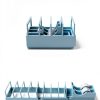 Double Tapes Dispenser ABHAR 18‑Strip Compact Heavy‑Duty Blue Plastic-6