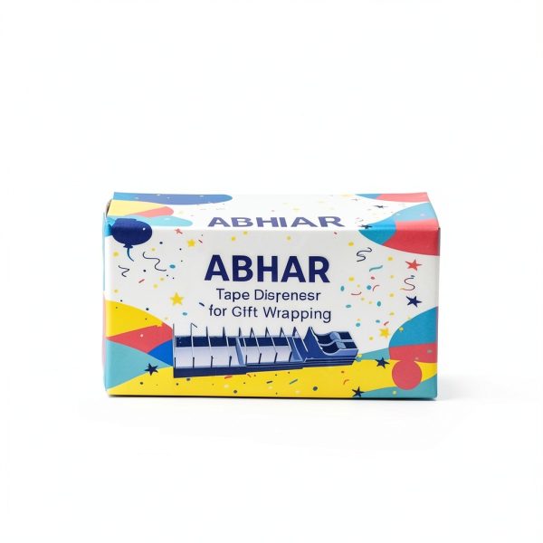 Double Tapes Dispenser ABHAR 18‑Strip Compact Heavy‑Duty Blue Plastic-2